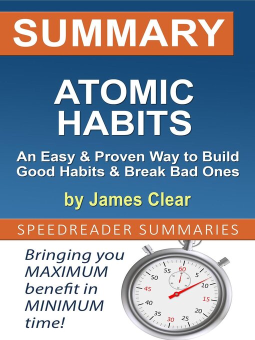 Title details for Summary of Atomic Habits by SpeedReader Summaries - Available